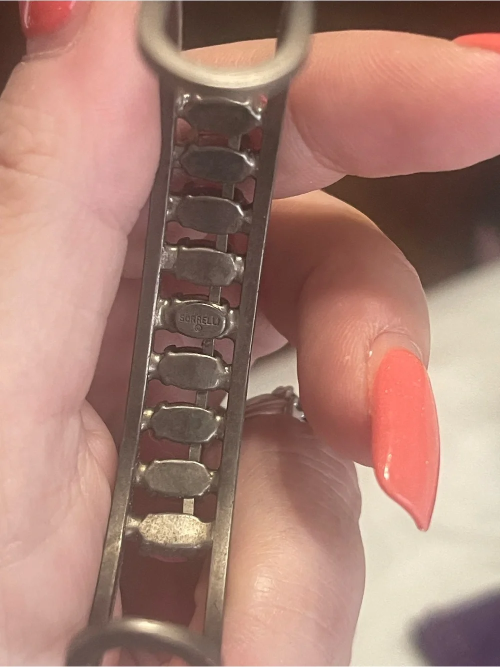 Sorrelli Pink Crystal bangle Bracelet